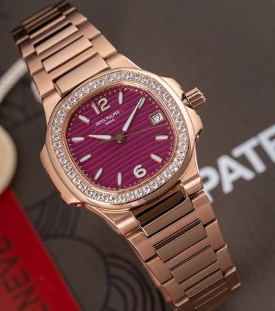 Patek Philippe For Women Watches Nautilus 36mm Quartz Movement 316L Steel Watch